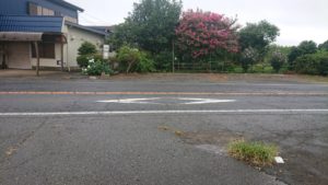 降ってきました