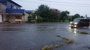 雨が！ 2018/9/10