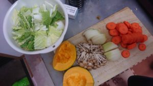 キノコと野菜のカボチャクリーム煮